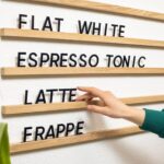 Tablica Menu, Wiszący Znak Menu Kawiarni