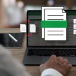 biznesmen pracujący z danymi i wykresami w arkuszach kalkulacyjnych dokumentów do analizy internetowej Microsoft Excel projekt dashboard rachunkowość digitalxA