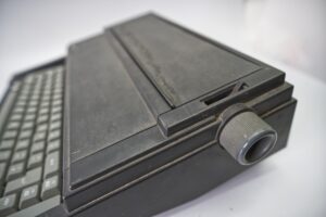 Electric typewriter under repair