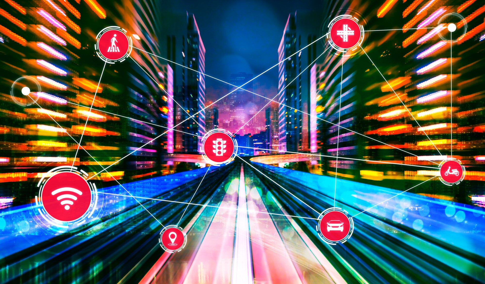 Koncepcja inteligentnej technologii transportowej dla przyszłego ruchu samochodowego na drogach